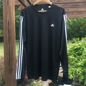 Adidas Like New Black Long Sleeve Shirt