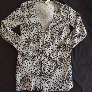Cheetah Print Cardigan