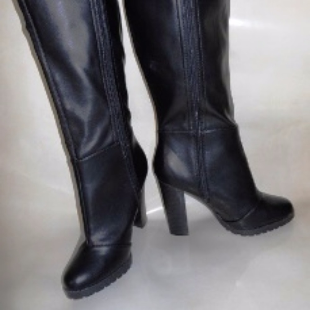 New Lane Bryant Black knee Boots wide calf