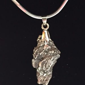 Solid Sterling Silver Ponderosa Pine Bark Necklace