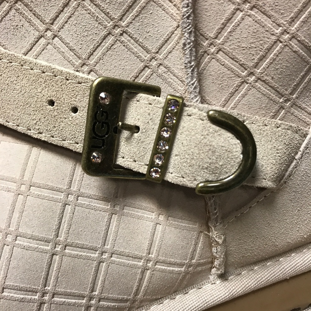 UGG Marilu Freshwater Pearl Swarovski Quilted Boot - Picture 2 of 6