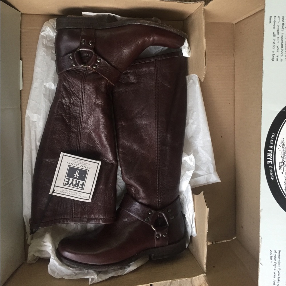 Frye Phillip Harness Tall Boots