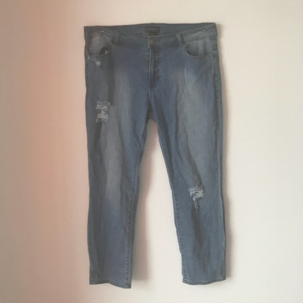 Medium wash Forever 21 plus size jeans