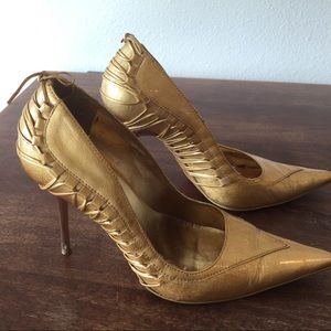 Gold Stilettos