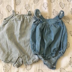 Gap and old navy denim one piece