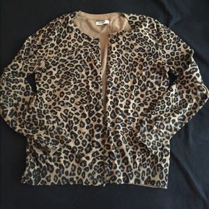 Cheetah Sweater Cardigan