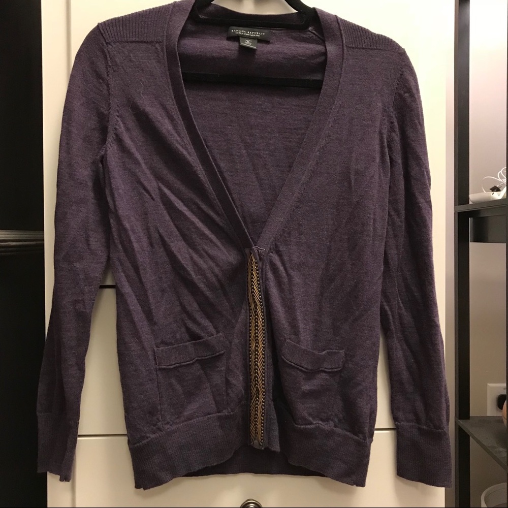 Banana Republic Embellished Cardigan