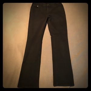 Lauren Jeans company size 8 black jeans nice clean