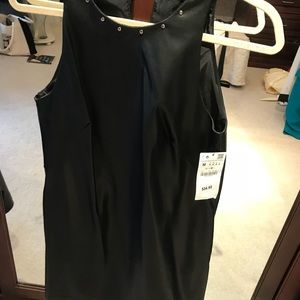 Zara mini dress faux leather