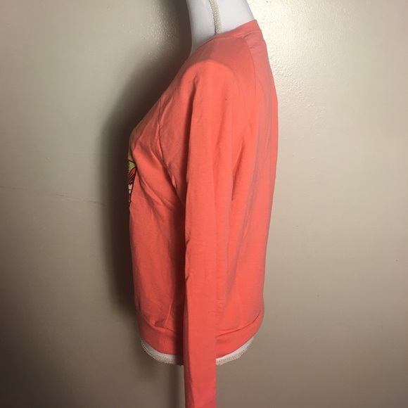 93Mighty Fine Marvel Heroes Pink Graphic Sweatshir - Picture 5 of 8