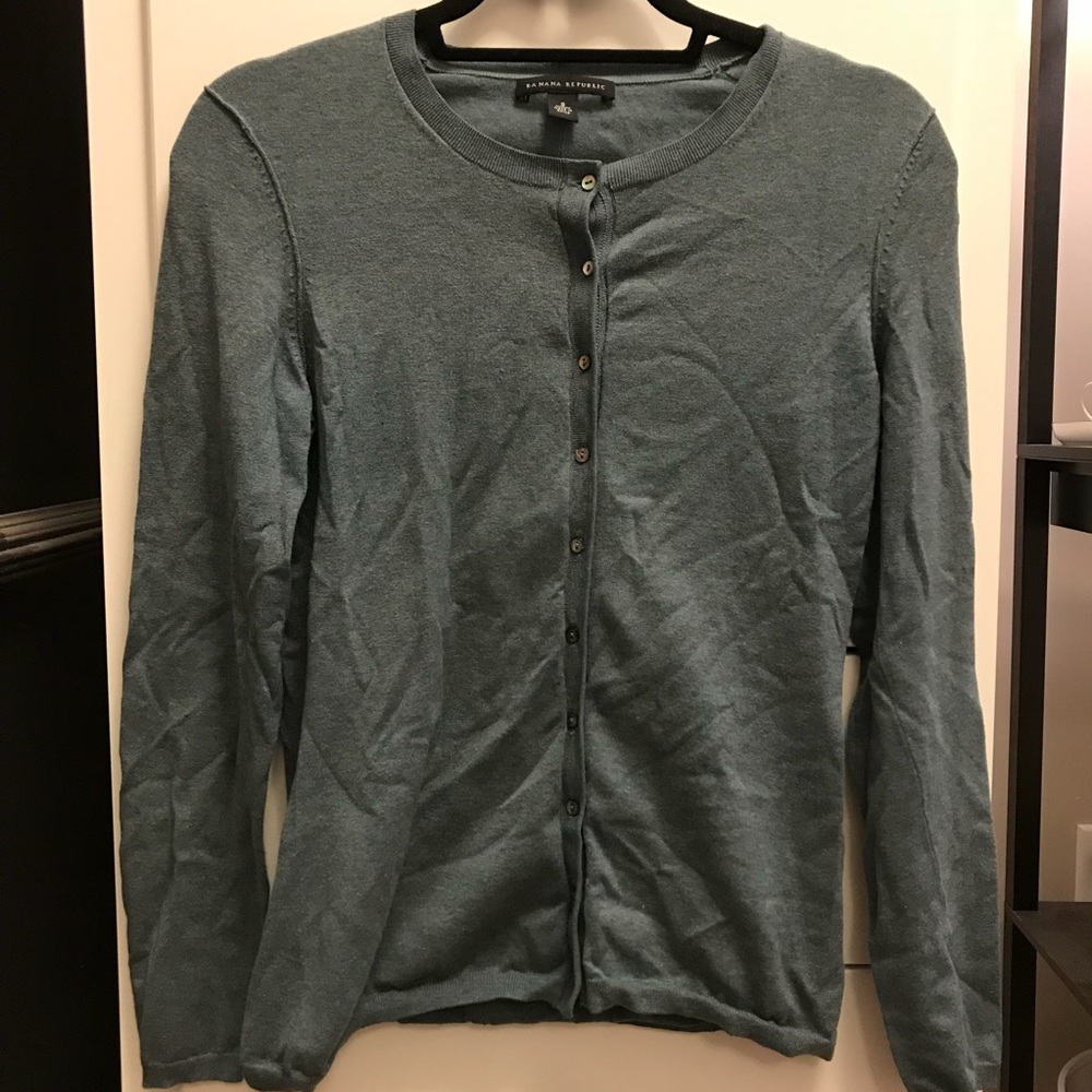 Banana Republic Cardigan in Slate Blue