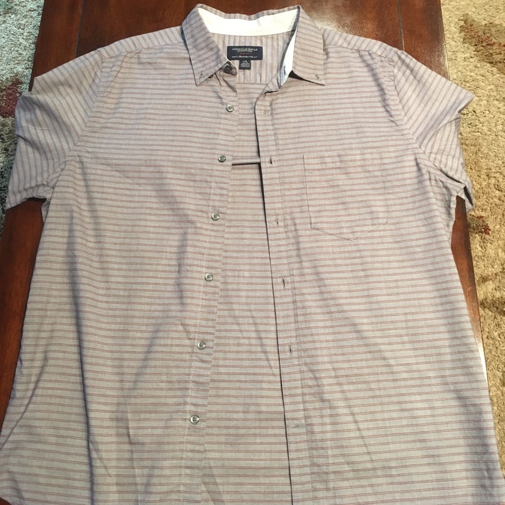American eagle long sleeve button up