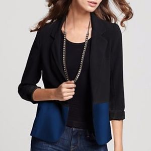 AQUA GIRLFRIEND COLOR BLOCK BLAZER