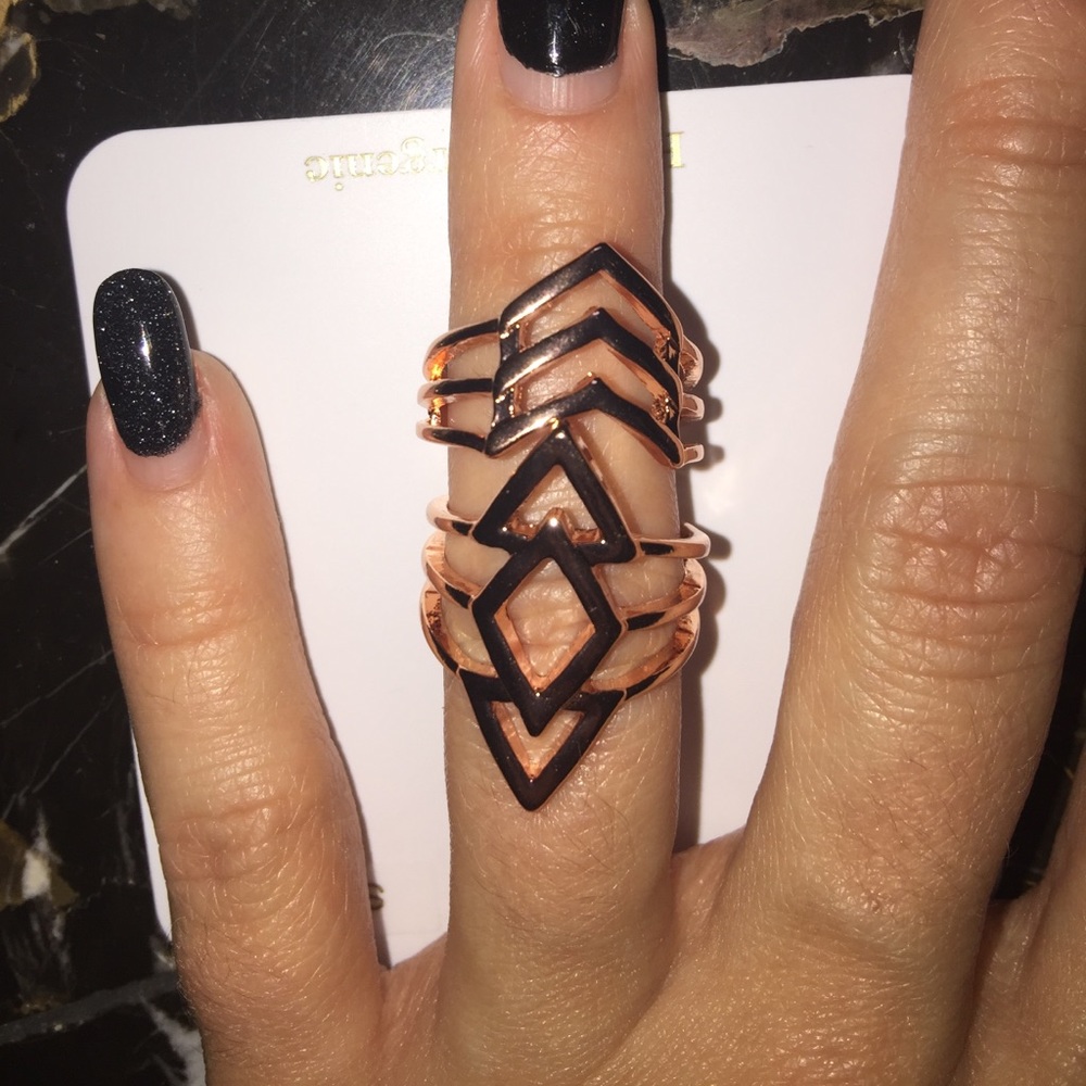 Two Charming Charlie Rose Gold Rings