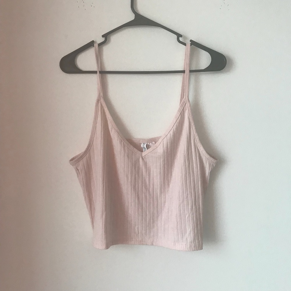 Light pink crop top