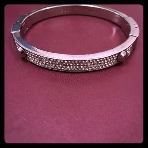 Michael Kors Pave Crystal hinged bangle bracelet