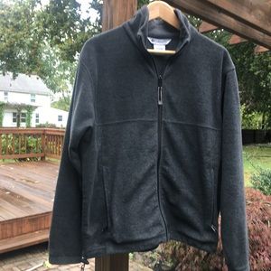 Colombia Like New Gray Full Zip Fleece