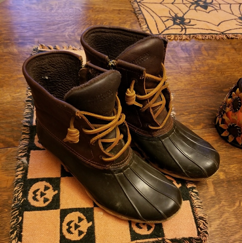 Authentic Sperry duck boots