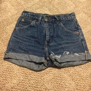 Vintage High Waist Levi's Shorts