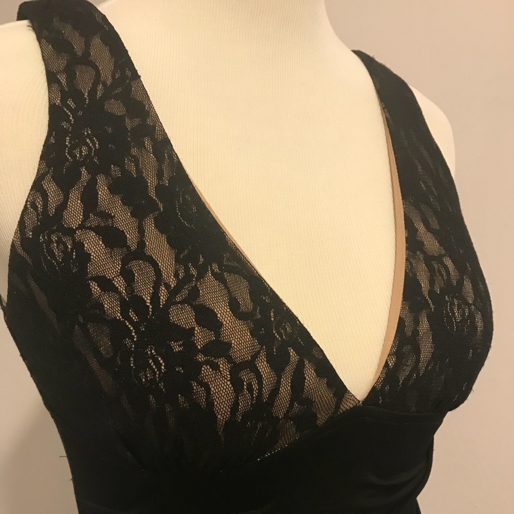 Nordstrom Black Lace Cocktail Dress! Size M