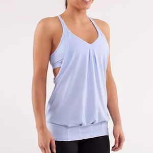 Lululemon Practice Freely Tank Lavender Dusk Sz 8