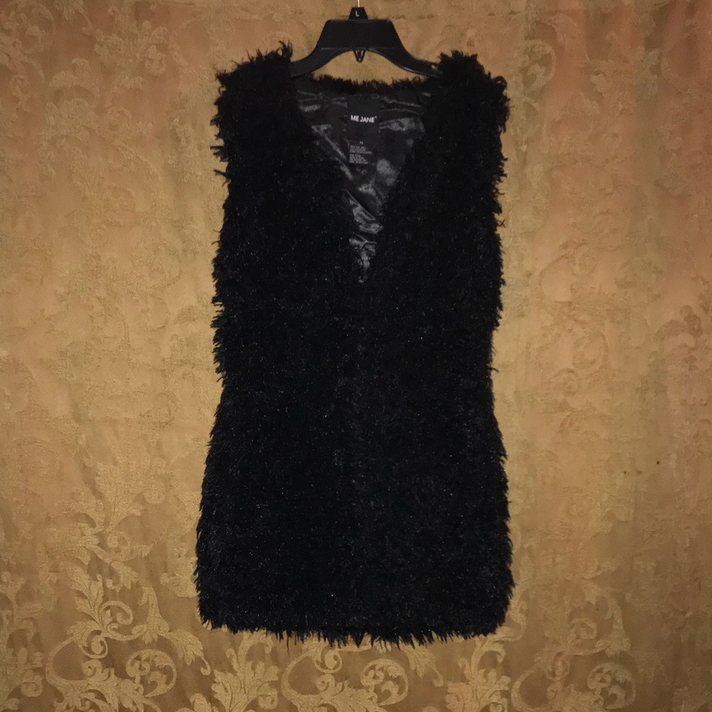 Long Faux Fur Vest