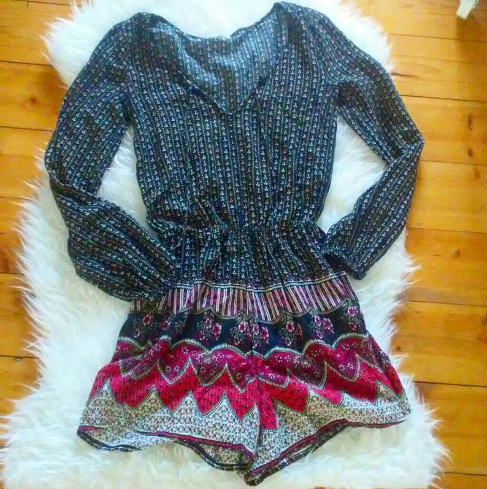 Hollister floral romper