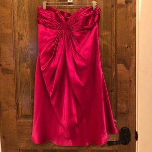 Laundry by Shelli Segal Silk Strapless Dress