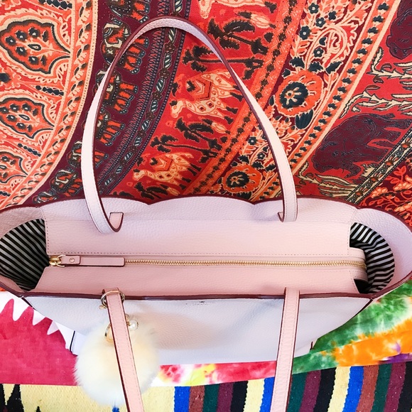 ❗️SOLD❗️Kate Spade Leewood Place Pink Scallop Tote - Picture 4 of 7
