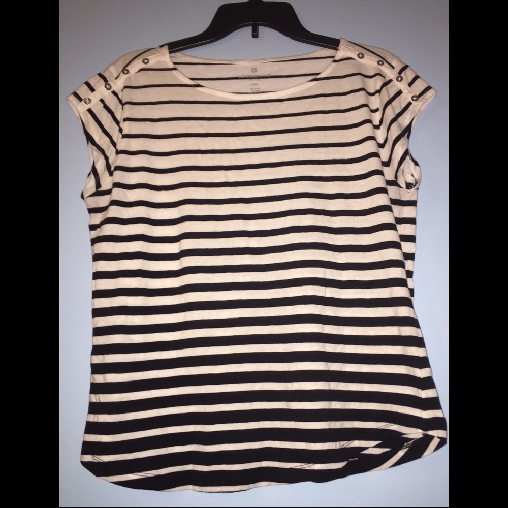 NWOT Liz Claiborne striped top!