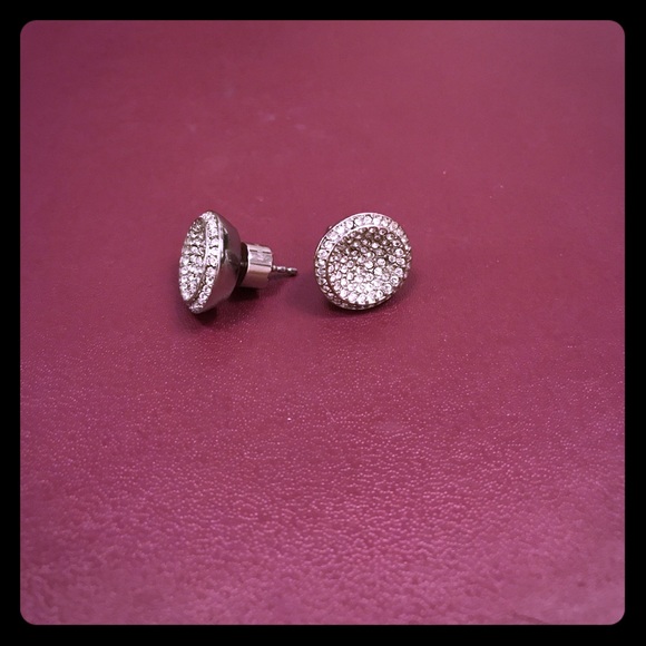 Michael Kors Jewelry - Michael Kors Pave circle stud earrings