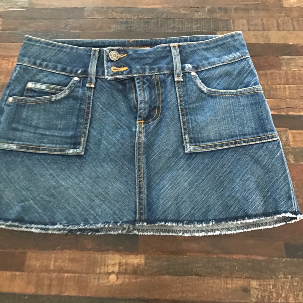 bebe Jean skirt