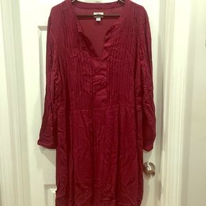 Old Navy Burgundy Dress