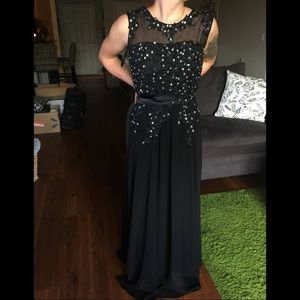 Black Custom, Handmade Prom Dress