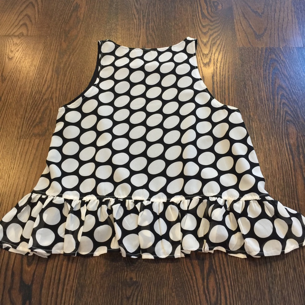 NWOT MINKPINK Polka Dot Top - Picture 6 of 8