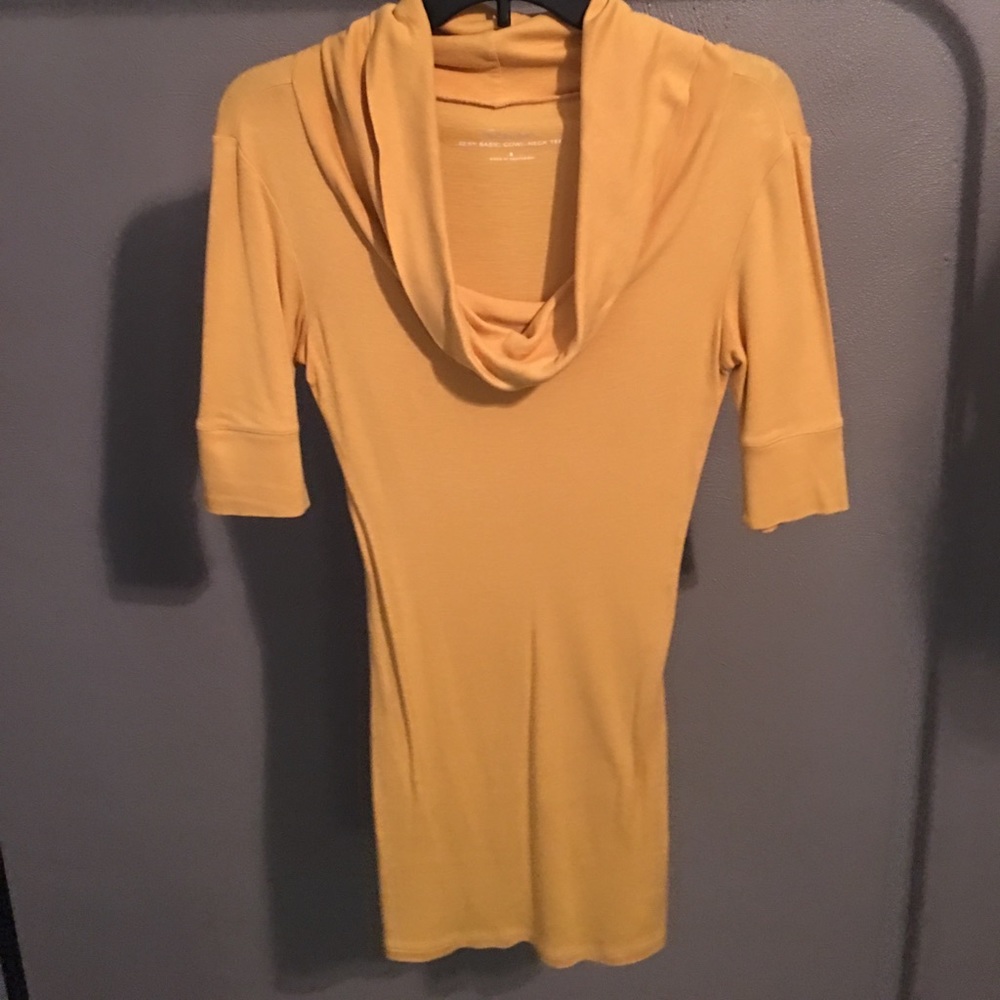 Basic cowl neck tee