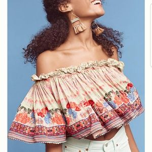 Anthropologie Villa Midi Top Anthropologie Villa Midi Top