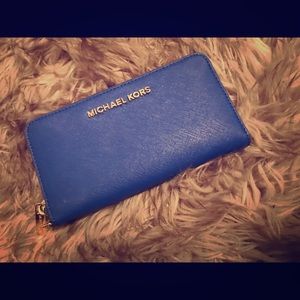Michael Kors Cobalt Blue Wallet