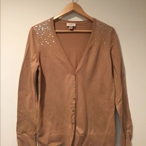 Ann Taylor Loft Tan Cardigan