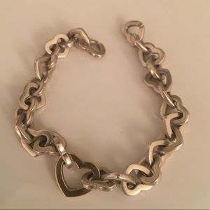 Sterling silver& 18k yellow gold Tiffany bracelet