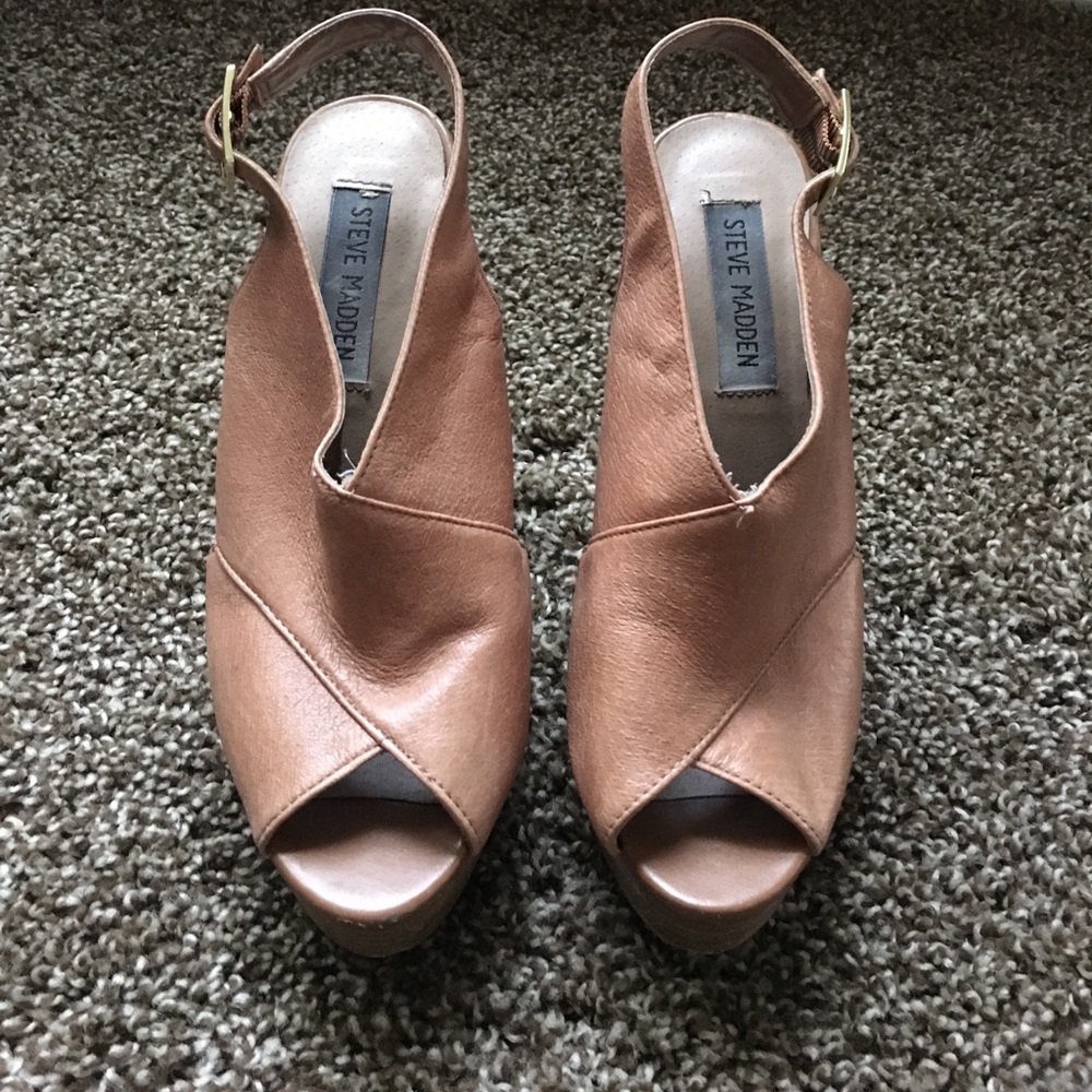 Tan Steve Madden Heels