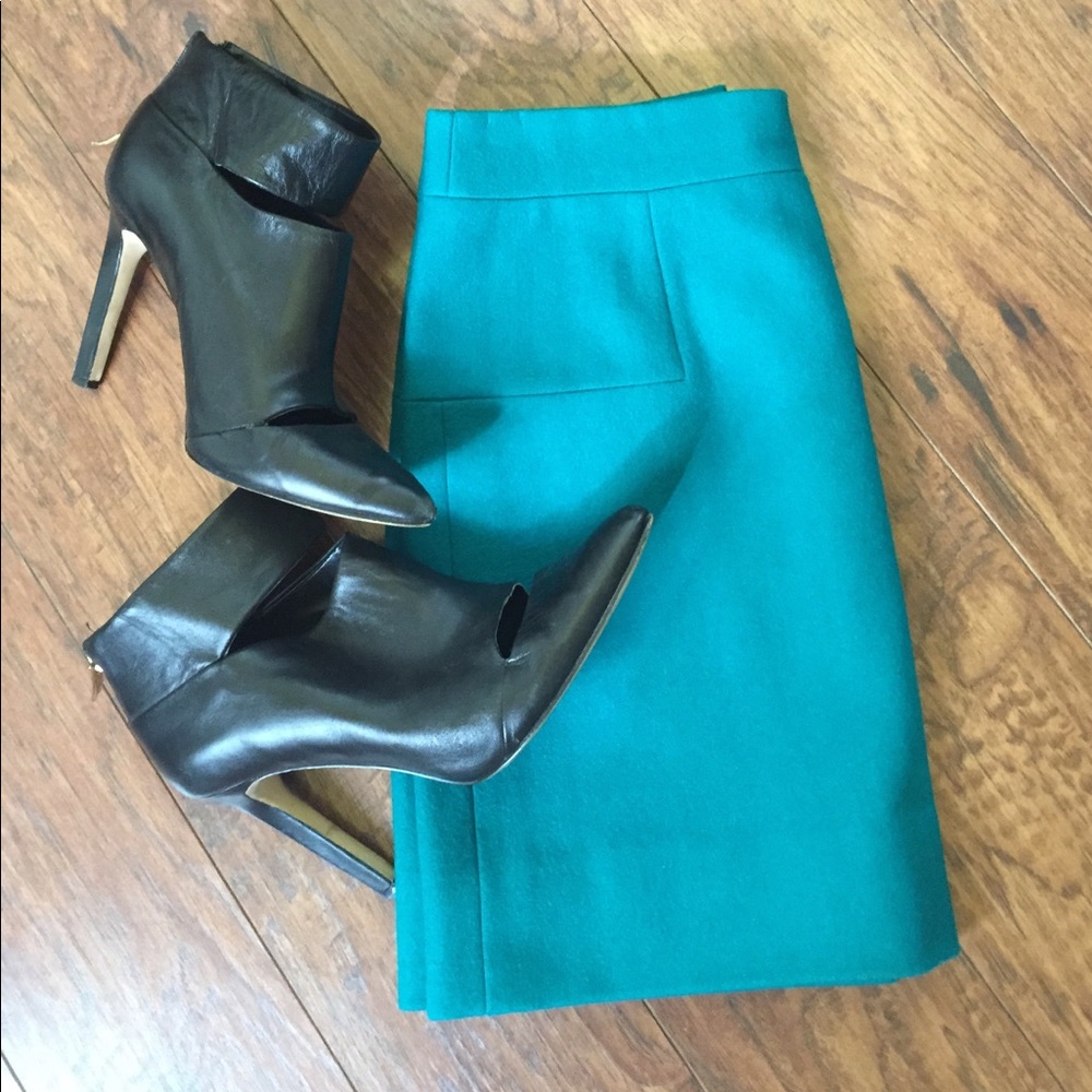J. Crew Straight Wool Pencil Skirt