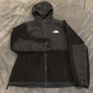 North Face Black Fleece Jacket w/ Hood