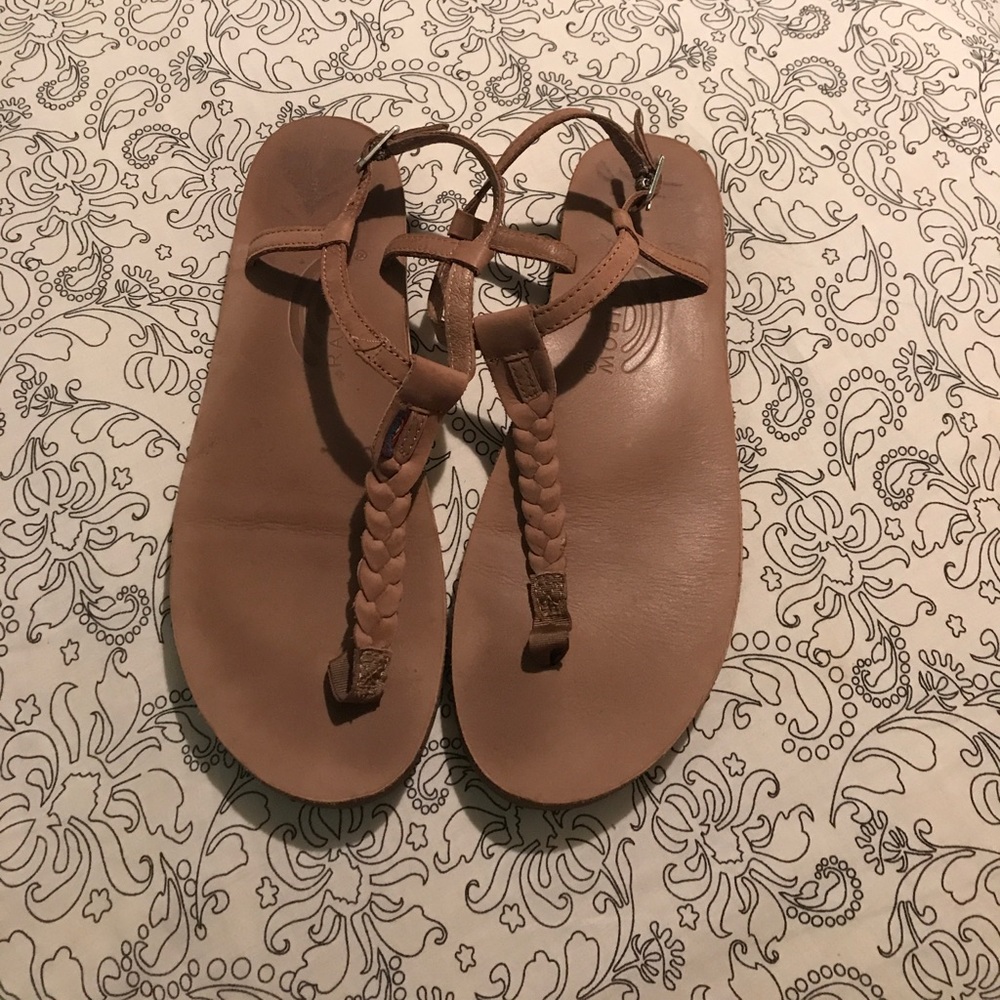 Size XL braided Rainbow sandals
