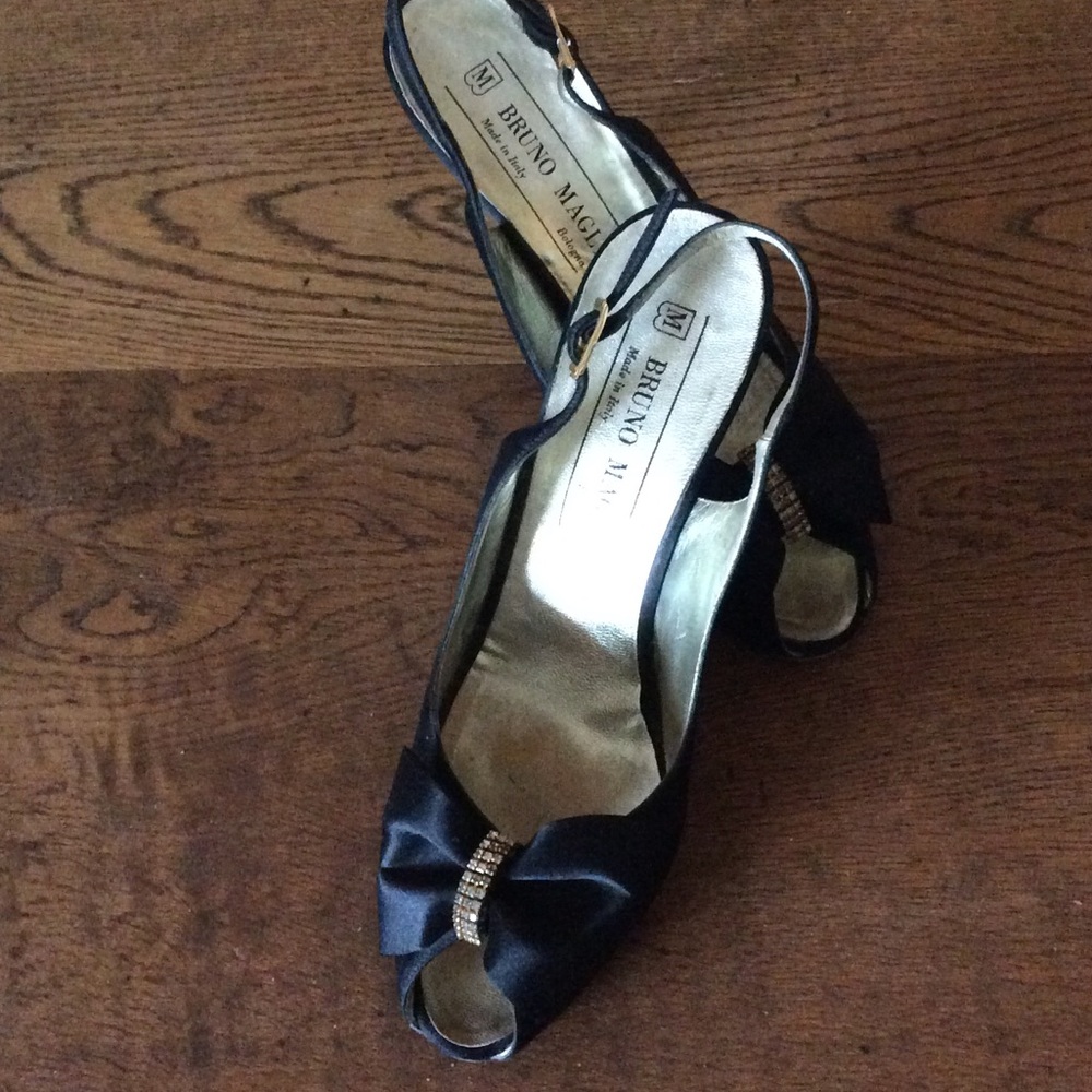 Bruno Magli open toed evening shoe