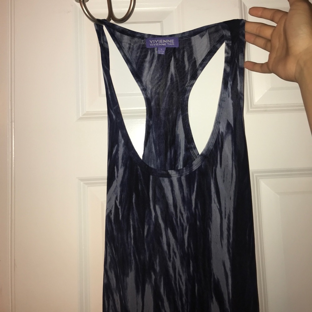 Tie dye racer-back maxi dress!