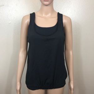 Fabletics Black Tank Top XS Sports Bra