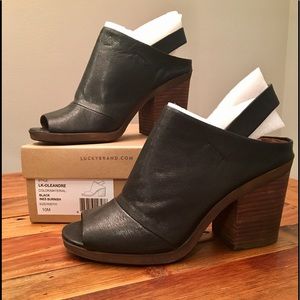 Lucky brand Leather sling-backs