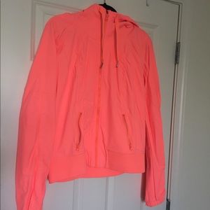 Hooded running jacket