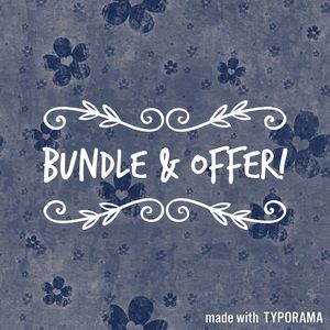 Add the items you like to a bundle & make an offer